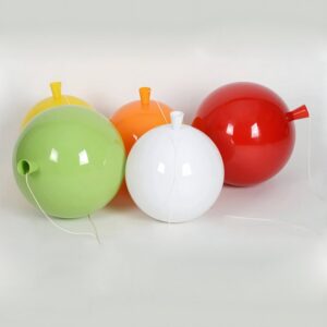 Plafonnier ballon coloré en verre chambre enfant