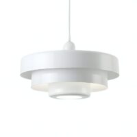 Plafonnier blanc nordique et vintage suspendu GENE
