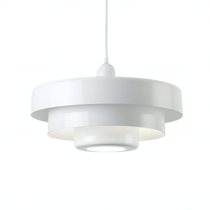 Plafonnier blanc nordique et vintage suspendu GENE