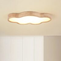 Plafonnier chambre bébé nuage bois moderne SUZI