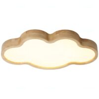 Plafonnier chambre bébé nuage bois moderne SUZI