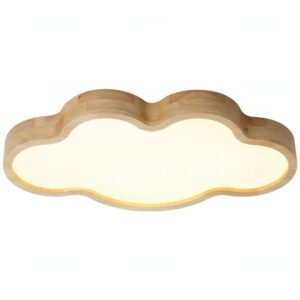 Plafonnier chambre bébé nuage bois moderne SUZI