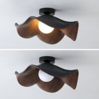 Plafonnier chambre scandinave forme lotus ACHILE