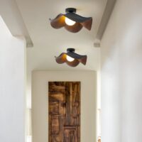 Plafonnier chambre scandinave forme lotus ACHILE