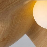 Plafonnier chambre scandinave forme lotus ACHILE