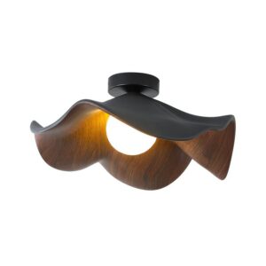 Plafonnier chambre scandinave forme lotus ACHILE