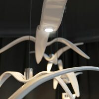 Plafonnier enfant oiseaux suspendus abstraits led FIDELYS
