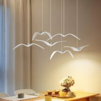 Plafonnier enfant oiseaux suspendus abstraits led FIDELYS