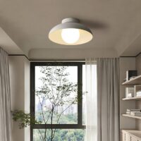 Plafonnier entrée blanc minimaliste et nordique ATIS
