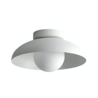 Plafonnier entrée blanc minimaliste et nordique ATIS
