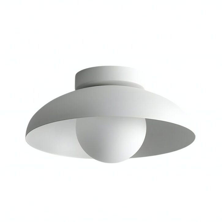 Plafonnier entrée blanc minimaliste et nordique ATIS
