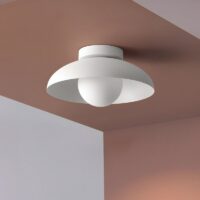 Plafonnier entrée blanc minimaliste et nordique ATIS