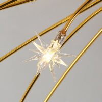Plafonnier étoile dorée lumineuse pour chambre STARIS