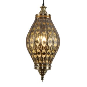 Plafonnier marocain traditionnel en métal LANTS