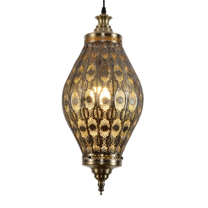 Plafonnier marocain traditionnel en métal LANTS