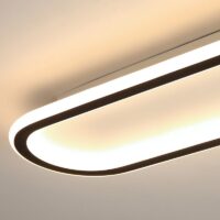 Plafonnier néon aspect LED minimaliste et futuriste WASA