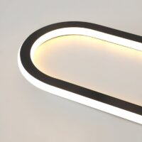 Plafonnier néon aspect LED minimaliste et futuriste WASA