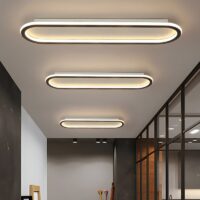 Plafonnier néon aspect LED minimaliste et futuriste WASA