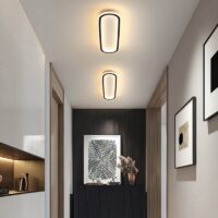 Plafonnier néon aspect LED minimaliste et futuriste WASA
