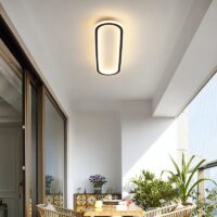 Plafonnier néon aspect LED minimaliste et futuriste WASA