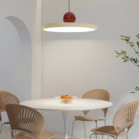 Plafonnier plat suspendu minimaliste et moderne PLATIS