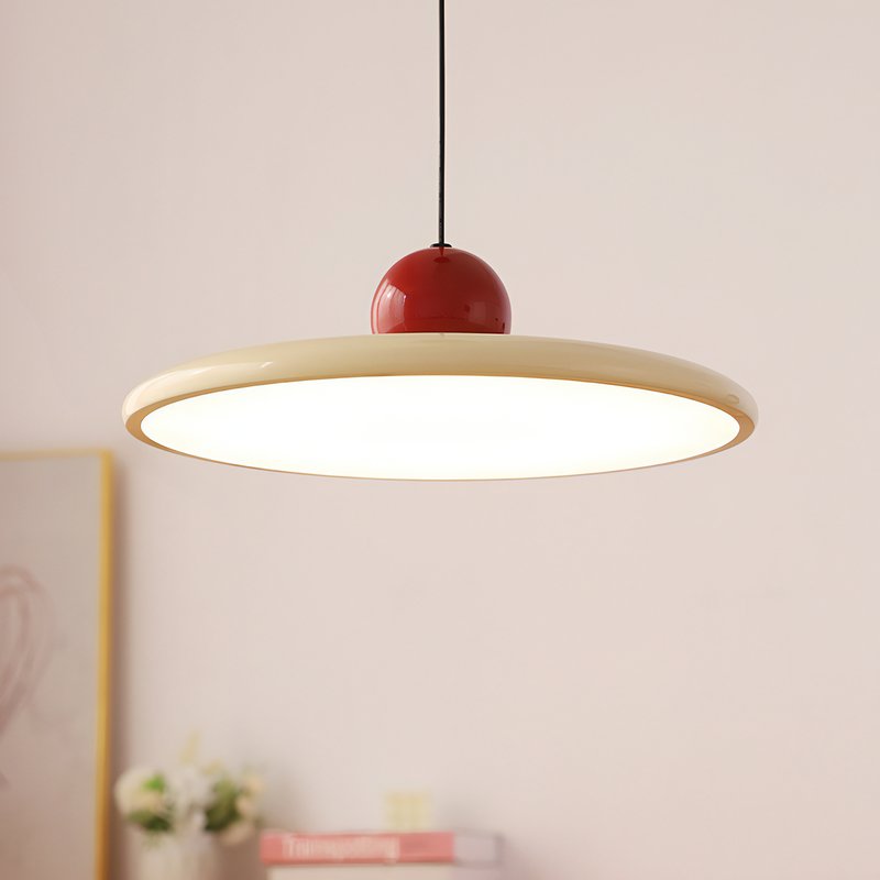 Plafonnier plat suspendu minimaliste et moderne PLATIS