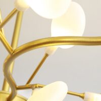 Plafonnier salon branches dorées led ARBOL