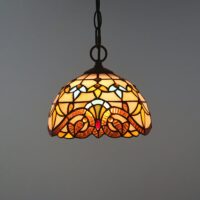 Plafonnier style tiffany art déco et vintage FLORAL