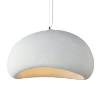 Plafonnier Wabi-sabi blanc suspendu japonais AITO