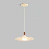 Plafonnier pour restaurant blanc crème style nordique ATLAS