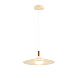 Plafonnier pour restaurant blanc crème style nordique ATLAS