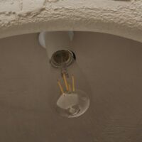 Lustre plafonnier Wabi-sabi suspendu effet ciment brut AITO
