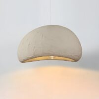 Lustre plafonnier Wabi-sabi suspendu effet ciment brut AITO