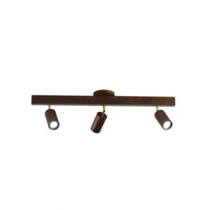 Plafonnier 3 spots en bois minimaliste et scandinave MAPSC