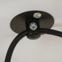 Plafonnier araignée noir huit têtes tendance LIPSO