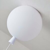Plafonnier ballon astronaute sphère blanche SPAVEL