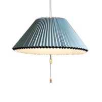 Plafonnier bleu suspendu modulable et orientable abstrait POLSOY