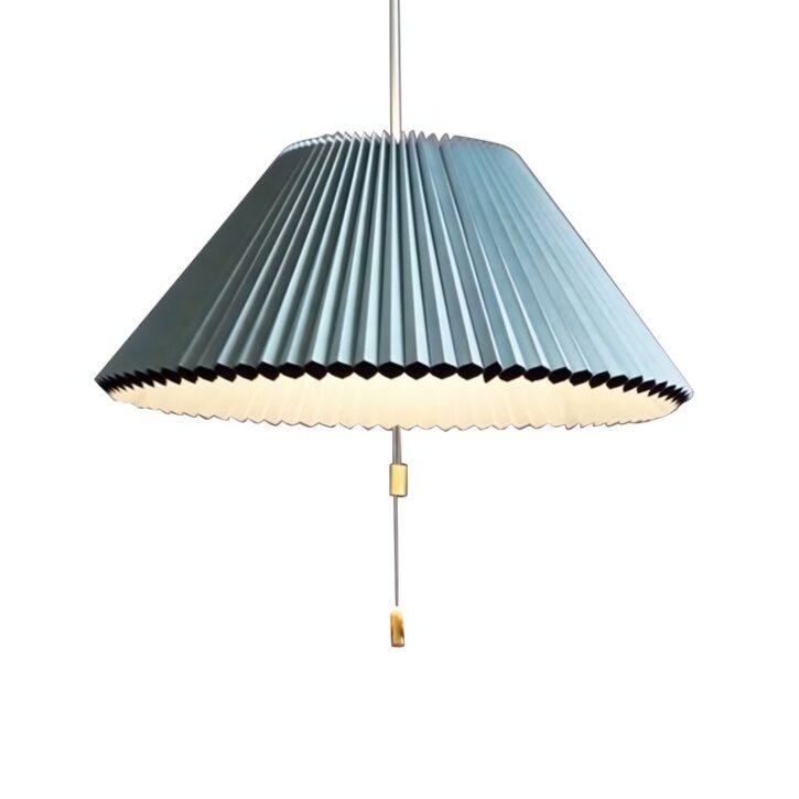 Plafonnier bleu suspendu modulable et orientable abstrait POLSOY