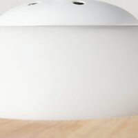 Plafonnier boule en bois style nordique et minimaliste LAMSTICK