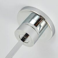Plafonnier décentré mobile et suspendu style rétro demi sphère ATILA