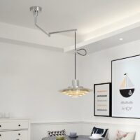 Plafonnier décentré réglable en métal post-moderne ATILA