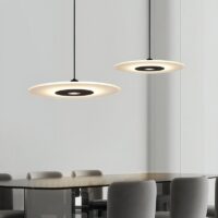 Plafonnier design disque plat minimaliste et tendance DEGE