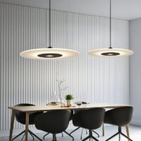 Plafonnier design disque plat minimaliste et tendance DEGE