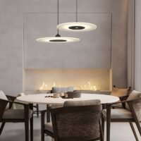 Plafonnier design disque plat minimaliste et tendance DEGE