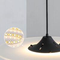 Plafonnier design disque plat minimaliste et tendance DEGE