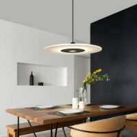 Plafonnier design disque plat minimaliste et tendance DEGE