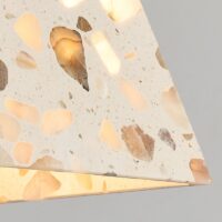Plafonnier design effet pierre finition naturelle et chic RONEO
