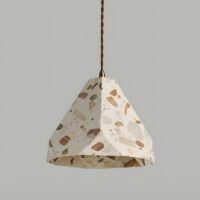 Plafonnier design effet pierre finition naturelle et chic RONEO