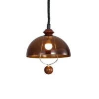 Plafonnier design italien en acrylique rétro-chic MOGELI