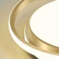 Plafonnier doré moderne circulaire et tendance CIRPUS